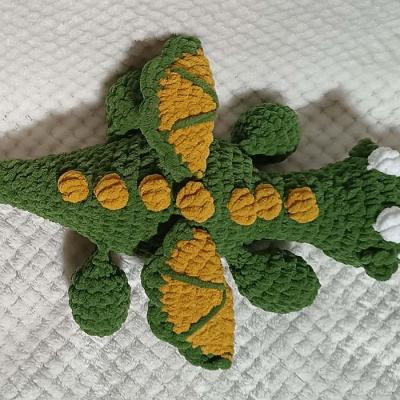 Bébé dragon vert kaki et moutarde 3