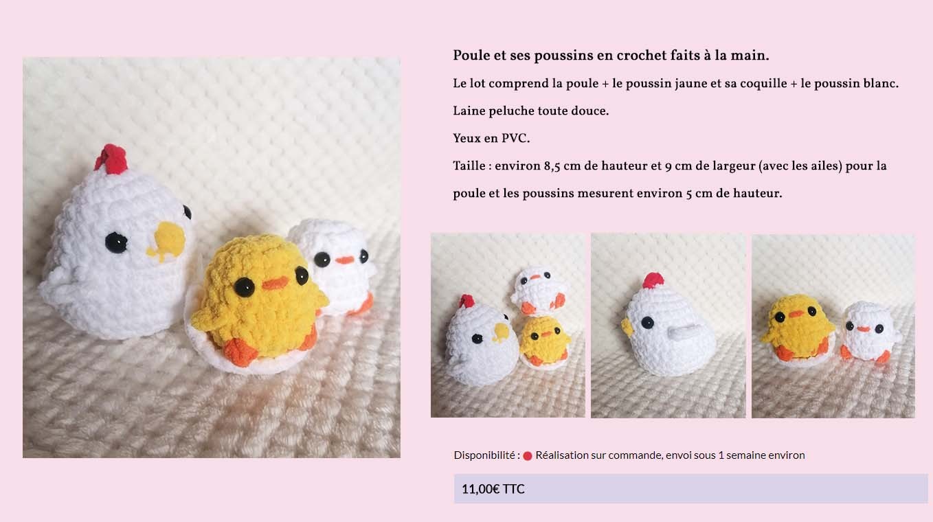 Poule et ses poussins