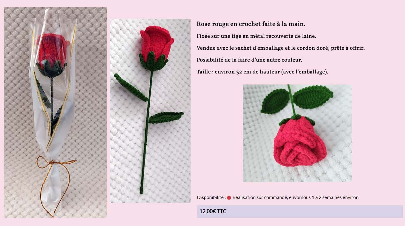 Rose rouge