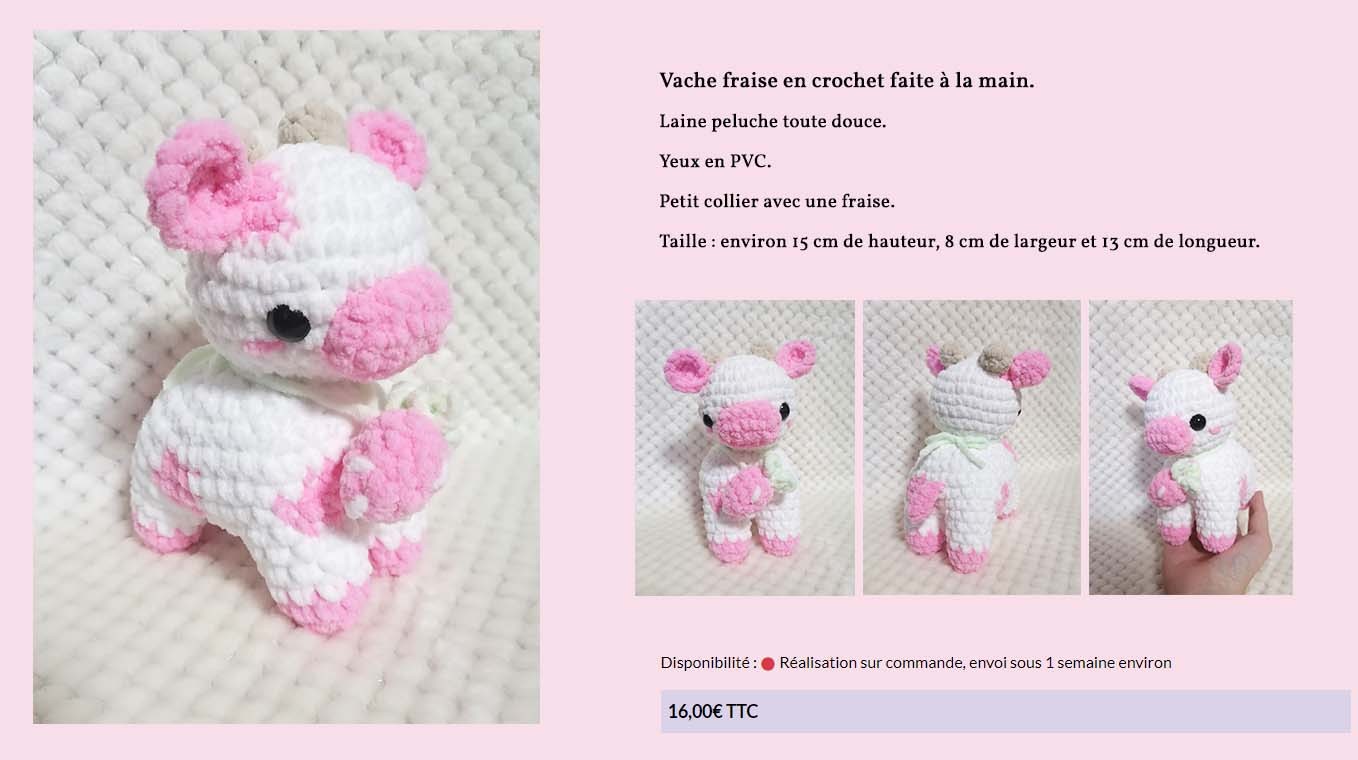 Vache fraise
