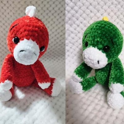 Dinos rouge et vert 5