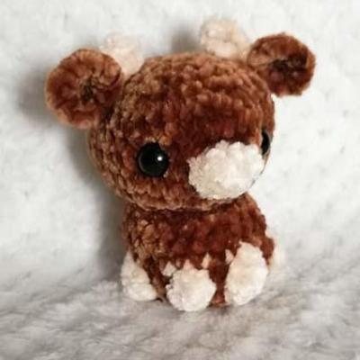 Mini vache marron 1